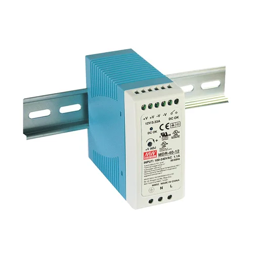 MDR-40-5 Компактный блок питания на DIN-рейку, 5В, 6А, 40Вт Mean Well